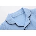 thumbnail image 2 of Biniduckling Pijamas De Bebé Pijamas Cortos De Verano Para Niñas Pequeñas Y Niños 3T Azul, 2 of 5