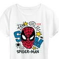 thumbnail image 3 of Marvel Spider-Man - Doodled Spidey - Ladies Short Sleeve Graphic T-Shirt, 3 of 5