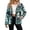 Black Christmas Snowman, variant on Duck Camo Print Women's Fuzzy Shearling Jacket Snap Closure Warm Fleece Outerwear with Side Pockets, Long Sleeve Casual Winter Coat for Daily Outdoor Wear