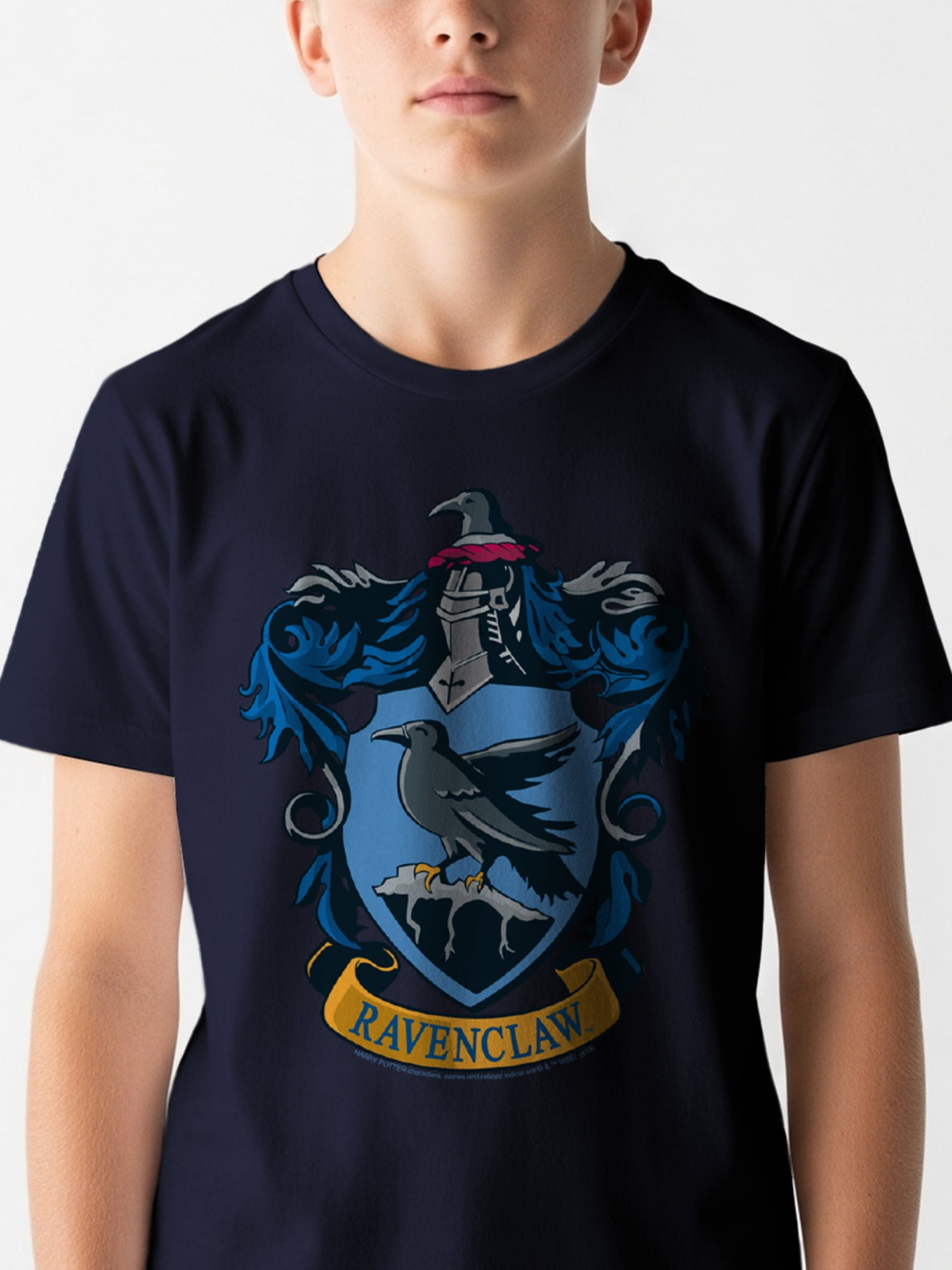 Harry Potter, Boys' & Big Boys' Graphic Tee, Ravenclaw Crest, Sizes 4-18