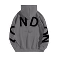 thumbnail image 4 of kamemir Hoodies for Women Womens Oversized Sweatshirts Crewneck Long Sleeve Tops Pullover Fall Fashion Clothes with Pocket(Dark Gray,XL), 4 of 4