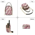 thumbnail image 3 of FORMRS Crossbody Bag for Women Shoulder Cell Phone Purse with Zipper, Pink Brown Pattern, 3 of 7
