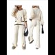 thumbnail image 3 of Conjunto de 2 Piezas para Mujer: Jersey de Punto de Larga Informal y Pantalón de Pierna . Conjunto Deportivo para Estar en Casa. XL, 3 of 10