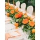 thumbnail image 2 of Rosas artificiales de color naranja quemado N&T Nieting, 25 unidades, purpurina, 7,6 cm, 2 of 9