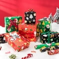 thumbnail image 5 of Ahot Christmas Kids Wrapping Paper - 3 Rolls 17" x 120" Kids Christmas Foil Wrapping Paper Rolls Girls Boys Christmas Santa Wrapping Papers Christmas Birthday Gift Wrap Paper with Cutting Line, 5 of 7