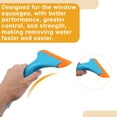 thumbnail image 6 of Unique Bargains 1 Pcs Window Mirror Car Windshield Squeegee Car Water Blade Water Wiper Shower Squeegee Silicone Blue, 6 of 6