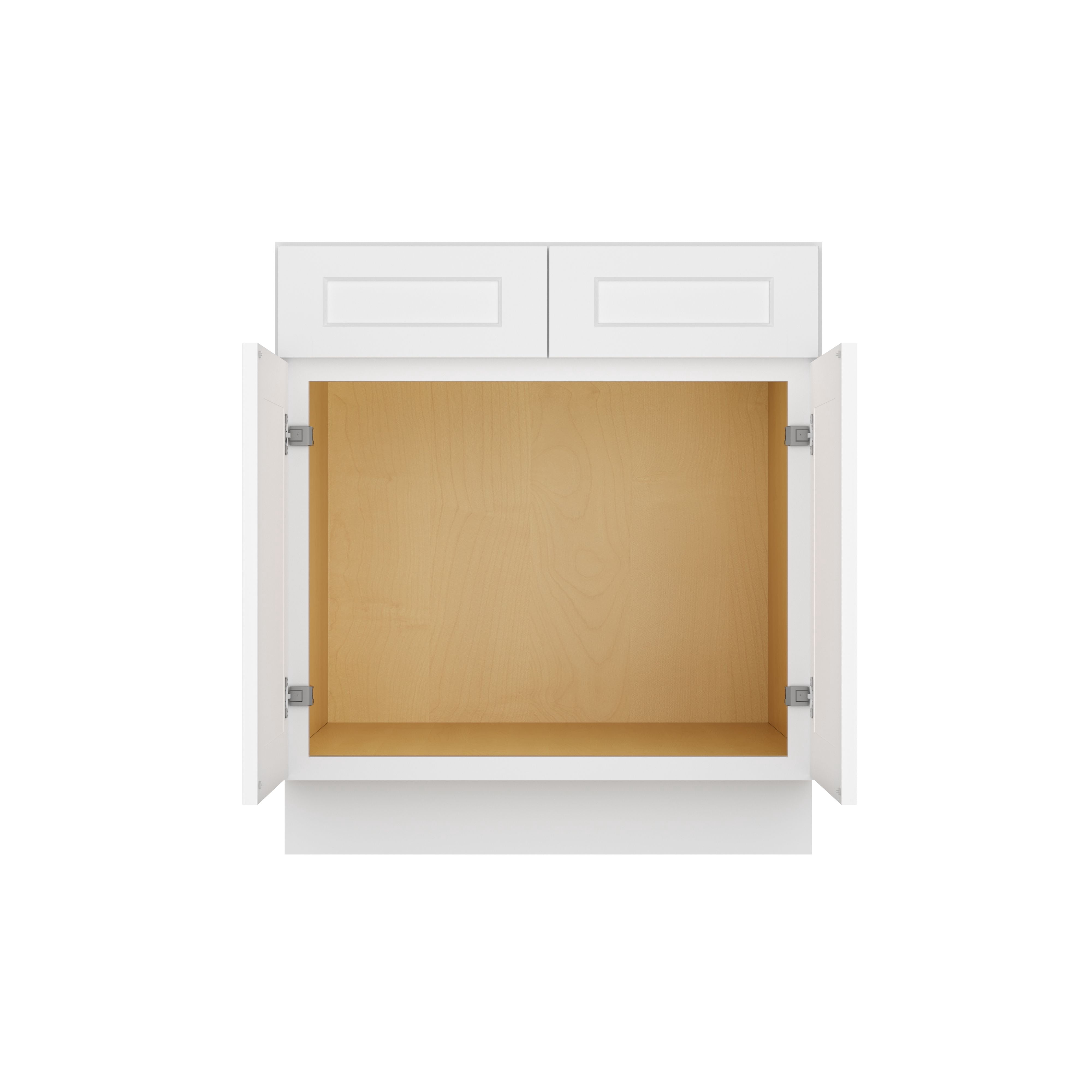 Furinno Shaker Sink Bases Kitchen Cabinet, Ready to Assemble, 24 D x 30 W x 34.5 H, White