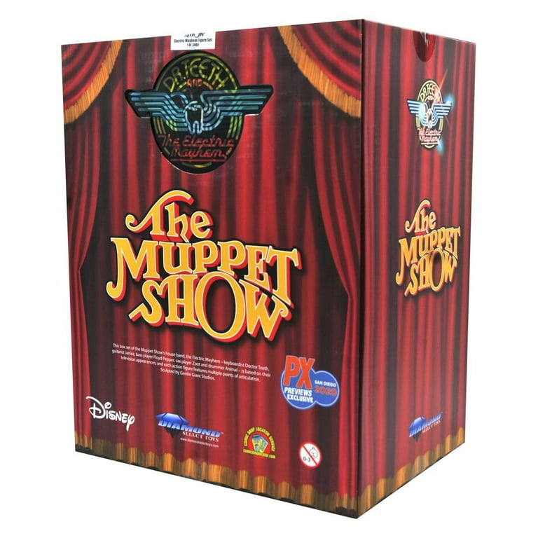 The Muppets Exlcusive Electric Mayhem 5-Piece Action Figure Box