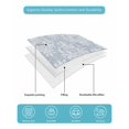 thumbnail image 5 of Quilts Twin Size, Haze Blue Boho Soft Comforter Bedding Set for Bed, Neutral Middle Century Turkish Pattern Lightweight Quilted Bedspread with Pillow Cover(2 Pieces) for All Season, 68x86 Inch, 5 of 6