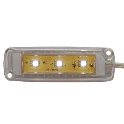 Malibu Boat LED Light 413023 | 4 1/4 Inch White / Clear