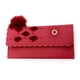 thumbnail image 1 of Bolso largo de mujer de estilo étnico Bolso de mano de color liso con bolas de pelo Bolso largo de mujer, 1 of 5