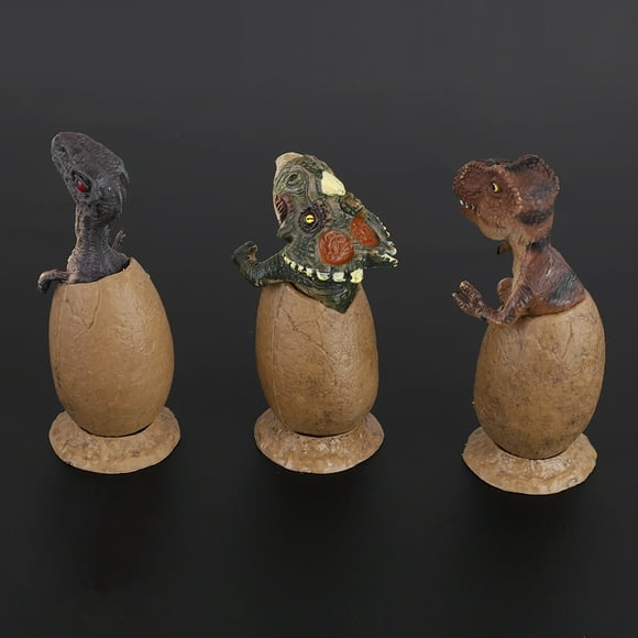 Huevo de dinosaurio, 3 piezas/set Figura Huevos de dinosaurio Figura Huevos de dinosaurio Juguete de huevo de dinosaurio Rendimiento inigualable