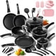 thumbnail image 1 of Batería de Cocina Antiadherente 27 Piezas – Incluye Sartenes, Cazos, Ollas y Utensilios, Fácil de Limpiar, Calentamiento Uniforme, Compatible con Múltiples Tipos de Estufa, 1 of 9