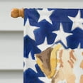 thumbnail image 3 of Patriotic USA Yorkie Yorkshire Terrier House Flag, 3 of 4