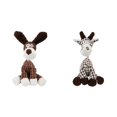 thumbnail image 1 of (2-Pack) Rinsvye Plush Dog Toy Durable Puppy Cake Stuffed Animal Plush Chew Dog Large Breed Toy with Squeak Cute Blind Mice Cane Plush Dog Toy for Puppy Small Dogs Small To Medium Dogs, 1 of 9