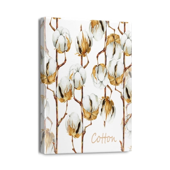 Farmhouse Bathroom Decor Wall Art Cotton Pictures Canvas Print – Rustic Country Style, Ready to Hang – Your Modern Home Décor Essential!