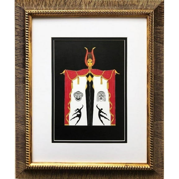 Erte "Broadway's in Fashion" CUSTOM FRAMED Print Generic