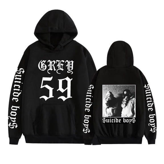 ZHENGLM Suicideboys Graphic Hoodie Unisex Loose Fit Pullover Sweatshirt