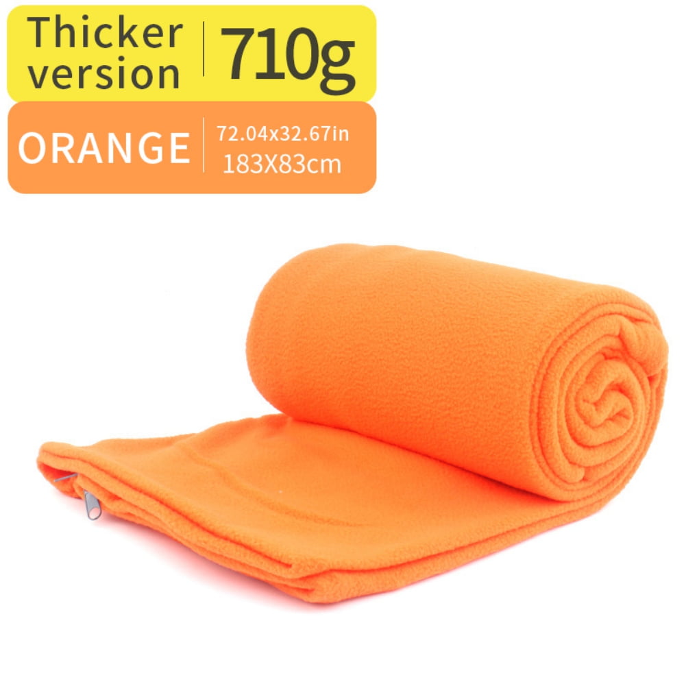 Naiyafly Fleece Sleeping Bag Liner for Adult Warm or Cold Weather, Long