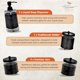 thumbnail image 5 of Set de accesorios de baño Autumn Alley Farmhouse Matte Black, 5 of 9