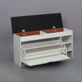 thumbnail image 1 of SOCE012 - Craftsman Shoe Storage bench with Long Bench Seat, 1 of 8