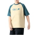 thumbnail image 3 of Avtoify Summer Children's Boys Sports Short Sleeve Medium Large Contrasting Loose Breathable Summer Kids Top, 3 of 4