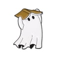thumbnail image 1 of Horror weißer Cartoon Halloween Geist Grabstein Brosche ω⭐ вй Anstecker R4E5, 1 of 1