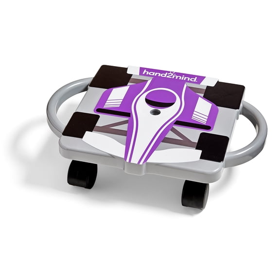 hand2mind Purple Speedway Racer Scooter Board,Floor Scooter Board, Gross Motor Toys, Kids Exercise & Physical Education Equipment, Playground Toys, Indoor Active Play, Toddler Outdoor Activities