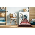 thumbnail image 2 of Ahgly Company Tapis d'Intérieur Lavable en Machine Carré Rouge, 4 Pieds Carré, 2 of 7