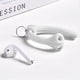 thumbnail image 4 of sweethay 1 par de auriculares con gancho de silicona para auriculares, soporte portátil para colgar en la oreja para Cables de audio/vídeo blanco, 4 of 6