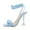 Light blue, variant on OAVQHLG3B Women's Shoes Casual Bohemian Fashion Lace-up Stilettos Peep Toe Sexy Ankle Strap Sandals