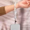 thumbnail image 3 of Crystal Beaded Phone Wrist Strap with Tether Tab Sparkling Cute Phone Charm Bracelet Strap for Women, 3 of 6