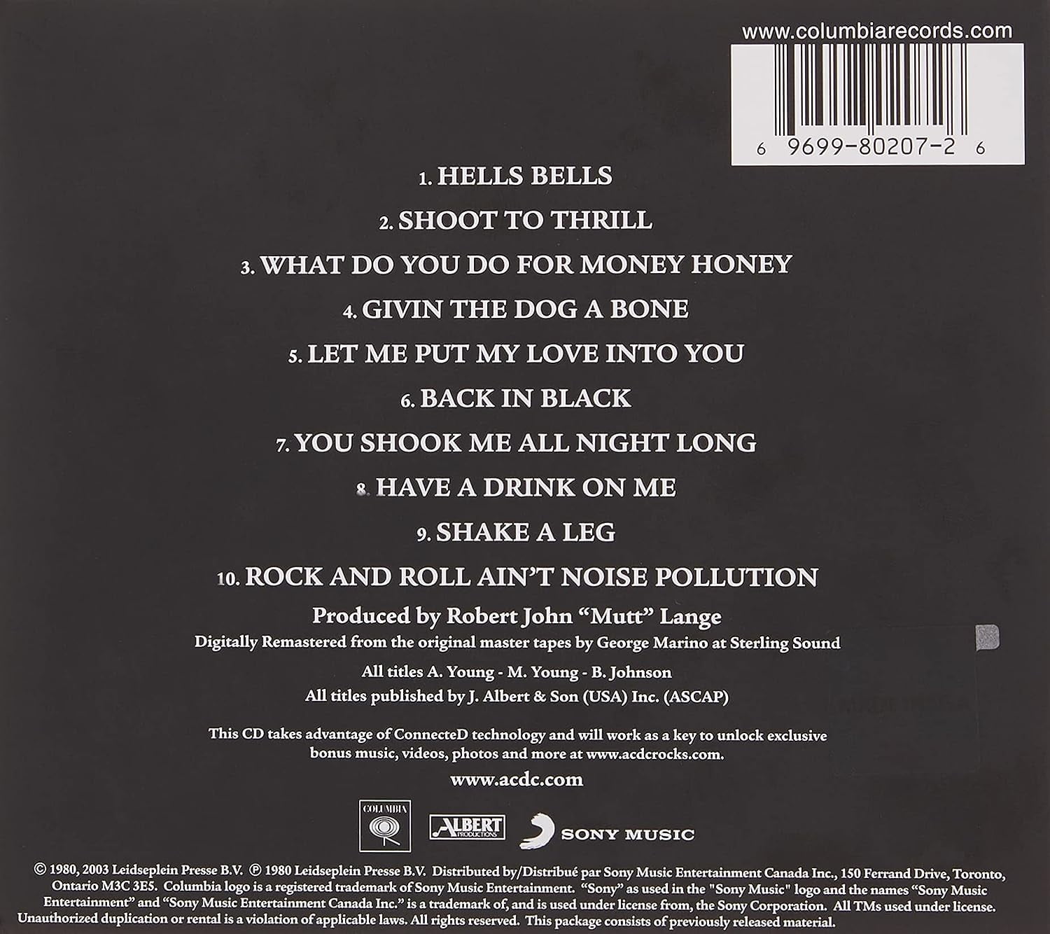 AC/DC - Back in Black - Music & Performance - Vinyl