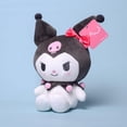 thumbnail image 3 of Peluche Kawaii Kuromi de 78 pulgadas, figura de peluche de anime Kuromi My Melo, almohada de peluche de fresa, regalo perfecto para fiestas temáticas de dibujos animados para niñas y niños, regalos d, 3 of 11