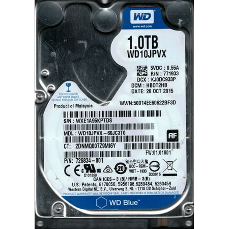 Wdc wd10jpvx 60jc3t1 это ssd или hdd