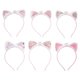thumbnail image 1 of 6 piezas de broches para el cabello con lentejuelas y orejas de gato de arena movediza, tocado de rendimiento, estilo aleatorio, 1 of 2