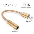 thumbnail image 1 of Gwong Electrónica Braidy Type-C Macho a 3,5 mm Auriculares femeninos Tack Adapter Cable Convertidor de cable, 1 of 7