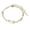 Gold N, variant on Fashion Double Chain Stacking 26 Letters Gold Stainless Steel Bracelet Initials for Women Girls Jewelry, 17-22 cm, Gold N