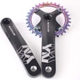 thumbnail image 2 of BUCKLOS 104 BCD Mountain Bike Single Speed Crankset 170mm MTB Square Taper Crankset and Chainring, 2 of 7