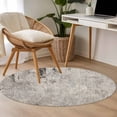 thumbnail image 4 of Round Rugs 3Ft, Gray Brown Round Area Rug Washable Indoor Throw Carpet, Vintage Shabby Texture Making Old Small Non Slip Circle Rug for Bedroom Living Room Home Decor Aesthetic, 4 of 8
