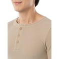 thumbnail image 6 of Fruit of the Loom Men's Thermal Waffle Henley Top, 2-Pack, Sizes S-5XL, 6 of 20