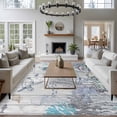 thumbnail image 3 of Turtle Coastal Area Rugs 8'x10', Washable Small Throw Rugs for Living Room Patio, Nautical Summer Beach Coral Jellyfish Wooden Indoor Outdoor Rug Non-Slip Low Pile Carpet Runner Reversible Floor Mats, 3 of 8