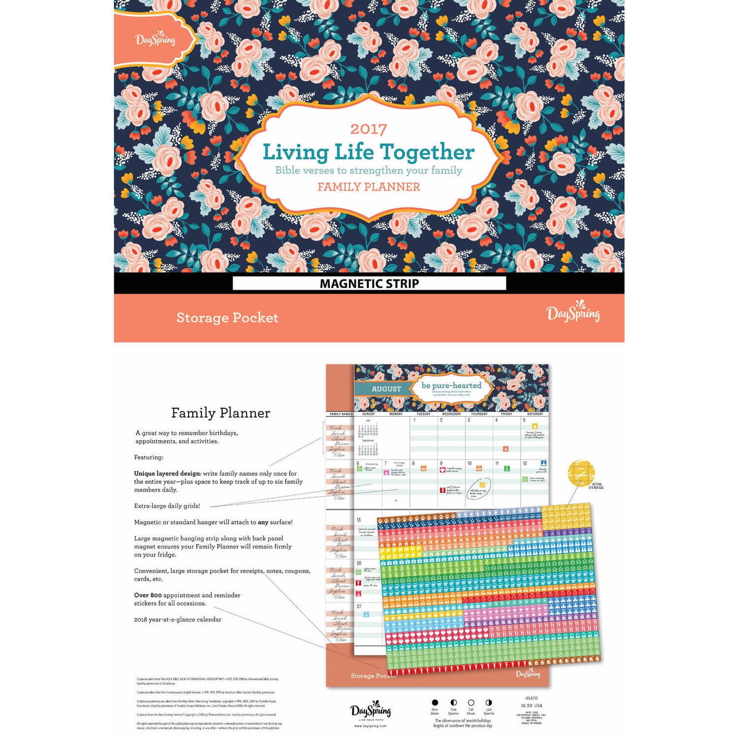 DaySpring Floral Family Planner, P3