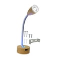 thumbnail image 1 of Luz de lectura LED BLESIY Interruptor táctil regulable función de memoria 3W 12V-24V cuello de cisne Flexible para camper barco remolque camión Blanco, 1 of 8