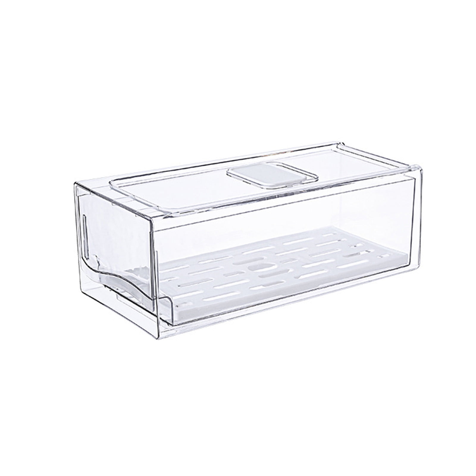Fridge Organizer Stackable Refrigerator Organizer Bins Reusable Food Storage Containers Fridge Drawer Organizer In Home Kitchen Barbecue Shop Restaurant