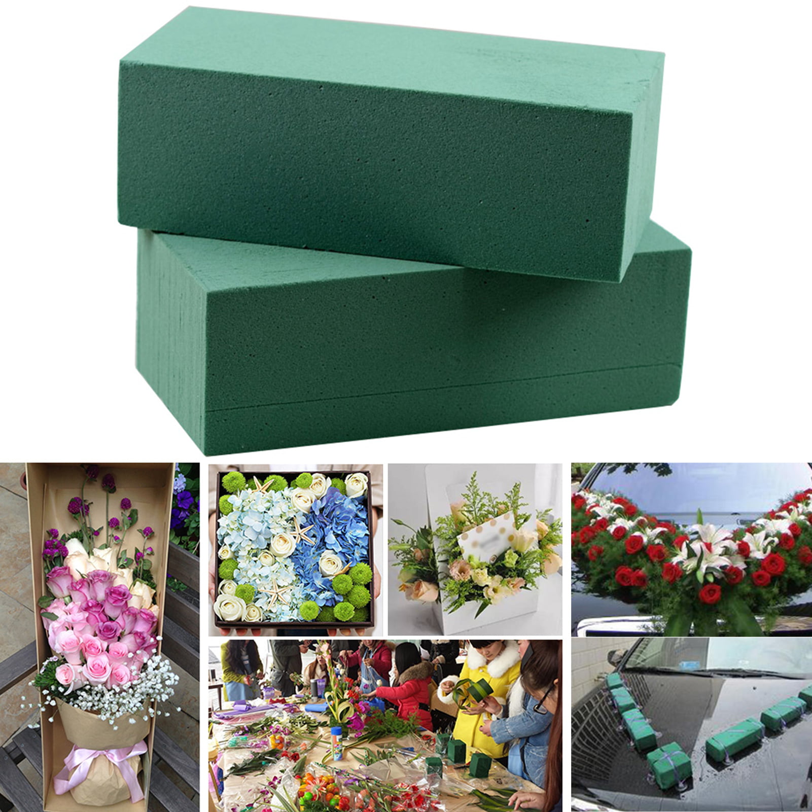 Floral Foam Brick Block Dry Flower Bouquet Ideal Holder Tools Garden DIY Crafts 