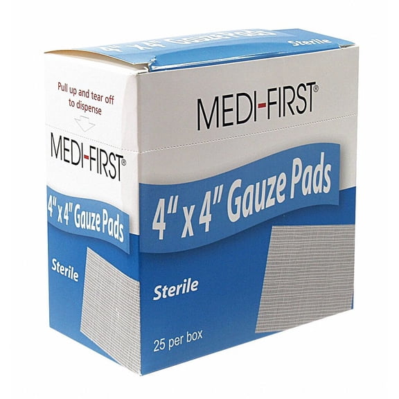 Medique Gauze Pad,Sterile,12 Ply Cotton,PK25 62073 62073 ZO-G4033592