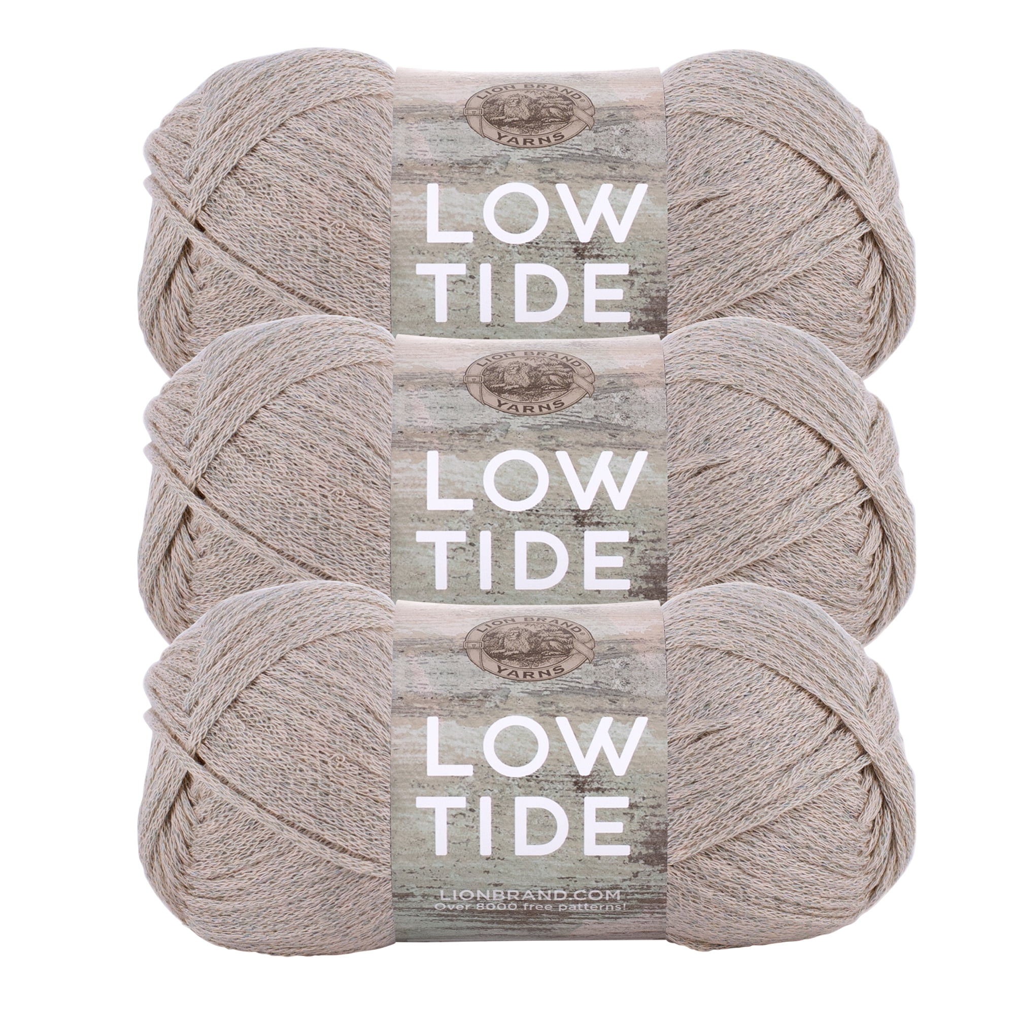 Lion Brand Yarn Low Tide Dunes Medium Acrylic, Polyester
