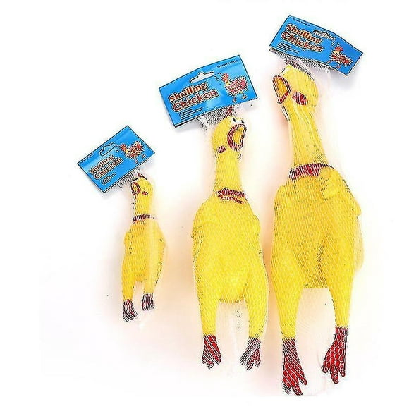 Juguete para perros HUOGUO Screaming Chicken Rubber Decompression M
