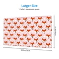 thumbnail image 2 of Kdxio cute fox pink Print Large Gaming Mouse Pad,Non-Slip Base,Water Resist Keyboard Pad for Gamer,Office & Home,29.5 x 15.8 in, 2 of 6